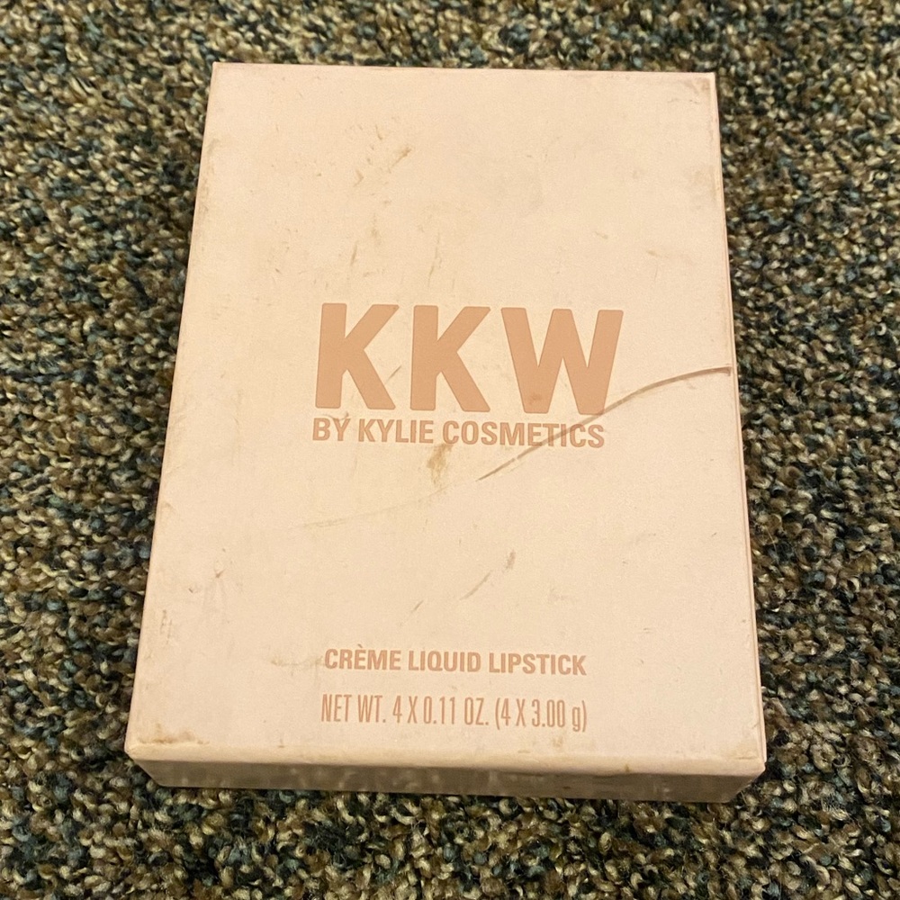 Kkw by kylie cosmetics cream lipstick set